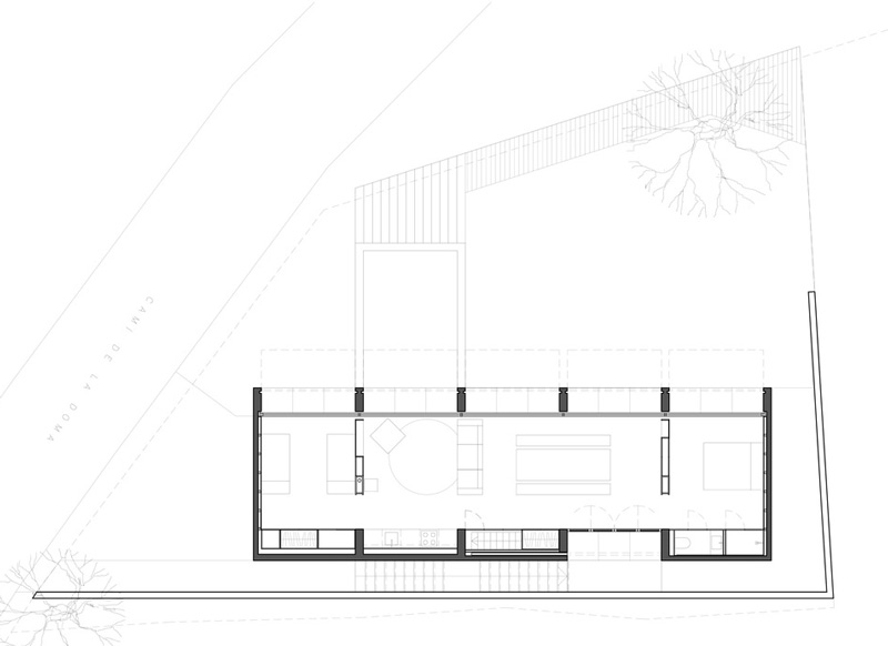 planos de casas moderna Plano de casa retina